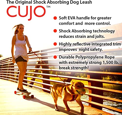 Cujo Short Shock Absorbing Bungee Dog Leash (25-Inch / Pink Camo)
