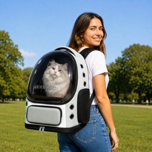 Cat Bubble Backpack Carrier (Green Bubble)