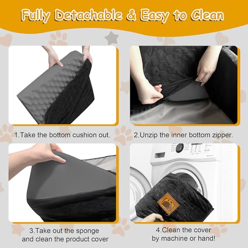 Dog Car Seat for Small (Black / Medium)