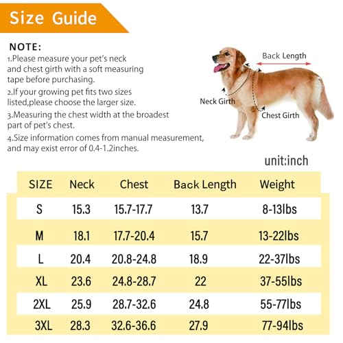 Dog Raincoat Waterproof Rain Jacket for Small Medium Large Dogs (Mineral Yellow / Small(8-13lb))