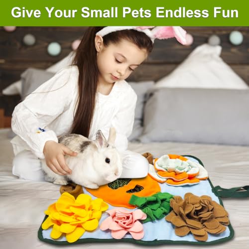 Rabbit Foraging Mat Hay Feeder Toys (Size M: 50*50cm)