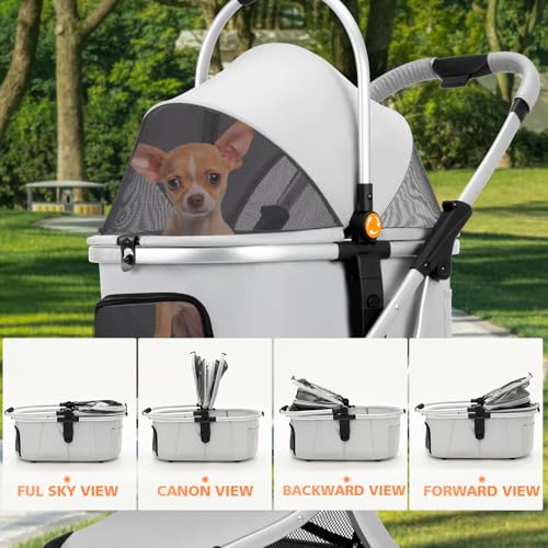 3 in 1 Pet Stroller for Small (Green)