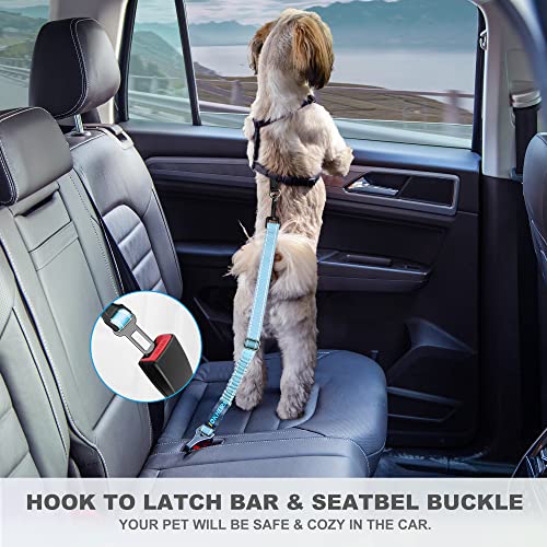 Dog Seat Belt 3 (Light Blue)
