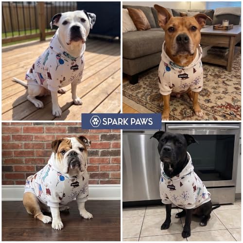 Dog Hoodie Buttery (USA Grey / 3XL)