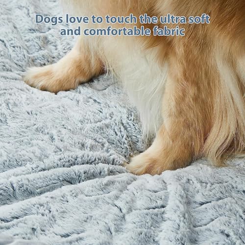 Giant Dog Bed Orthopedic for Senior Dog Bed Comfy Sleeping (Grey / XXXX-L (61x43x7.5in))