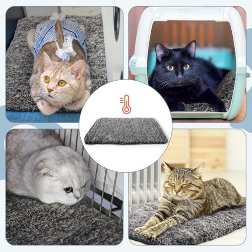 6 Pack Self Warming Pet Pad 19 x 28 Inch Grey (19 x 28 Inch / Grey)