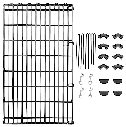 Foldable Octagonal Metal Exercise Dog Playpen (Without door)