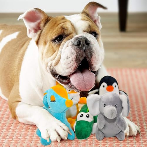 Dog Squeaky Toys for Small Dogs (12 Pack / Small)