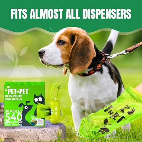 Dog Poop Bags Rolls (1 Count (Pack of 540))
