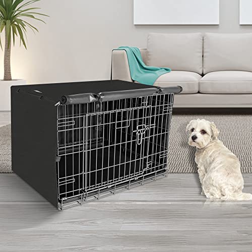 Dog Crate Cover (Black / 24 Inch)