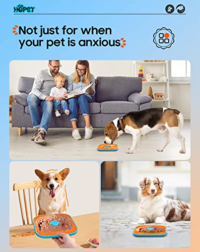 Licking Mat for Dogs (Green and Orange / 2 pieces)