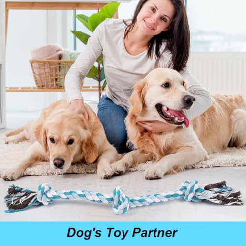 Dog Rope Toys (Blue / Medium)