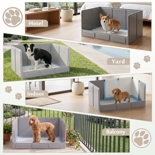 Dog Litter Box with High Walls
