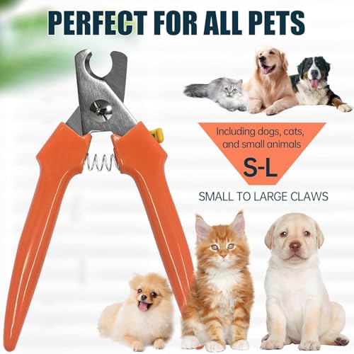 Dog Nail Trimmers 2 (Orange-2pcs)