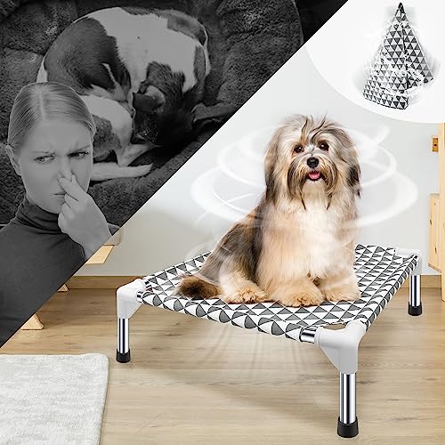 Elevated Outdoor Dog Bed for Small Pets (4 sided Small)