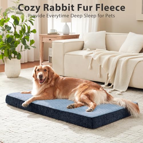 Orthopedic Dog Bed for Small Dogs (S(23"x17") / Blue)