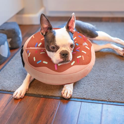 Dog Cone Collar Alternative After Surgery (Brown / L(Neck:16"-18"))