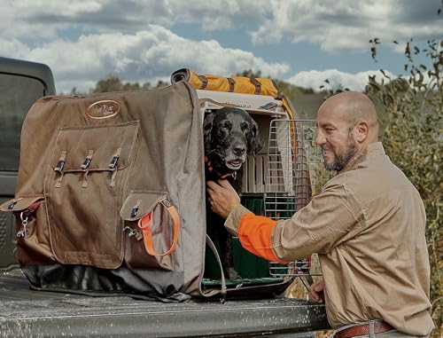 Mud River Dixie Kennel Cover (Medium (32″ x 23″ x 25″))