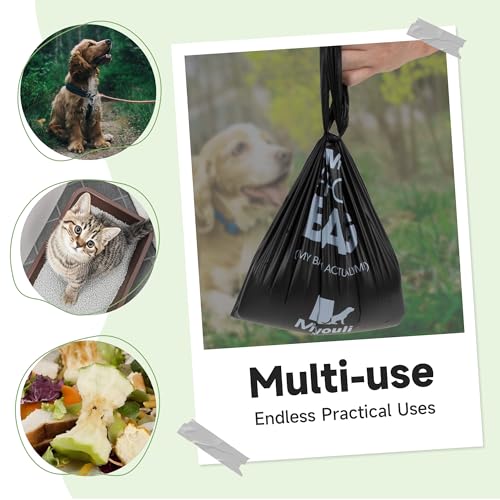 300 Counts Extra Thick Dog Poop Bags With Handles (300 Count (Pack of 1))