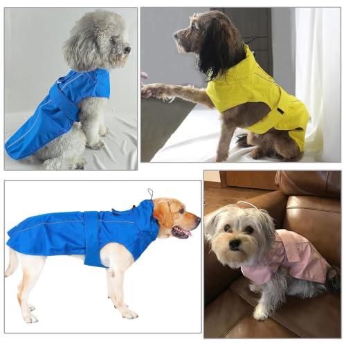Adjustable Waterproof Dog Raincoat for Dogs (Yellow Duck / 3X-Large(77-94lb))