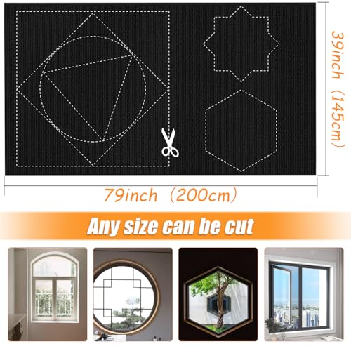 Blackout Window Cover (57"W x 157"H)