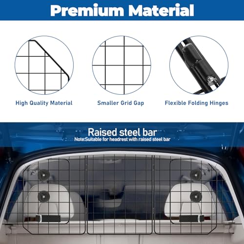Car Dog Barrier for SUV Adjustable Heavy