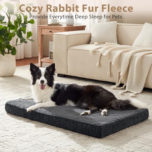 Orthopedic Dog Bed for Extra Large Dogs (XXL(47"x29") / Grey)