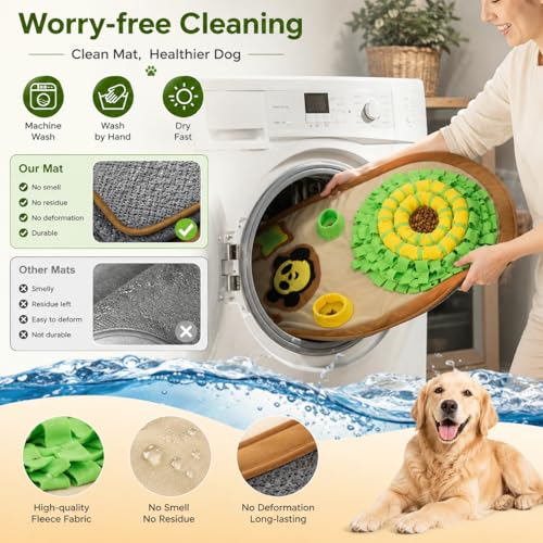 2IN1 Dog Bed Mat&Snuffle Mat for Dogs Large Breed