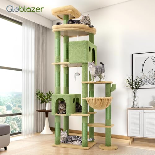 Cactus Giant Cat Tree for Indoor Large Cats (83inch / Cactus)