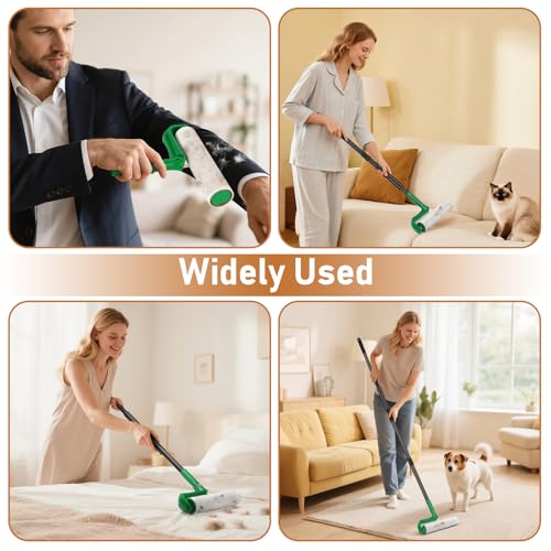 10 Inch Large Lint Roller Refills for Lint Remover (Green-1 / 10 Inch)