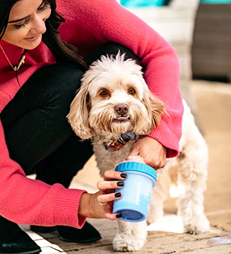 MudBuster Portable Dog Paw Cleaner (Blue / Small)