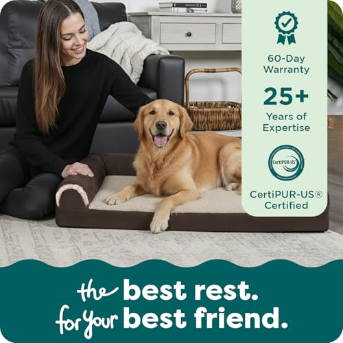Orthopedic Dog Bed for Large Dogs (Jumbo / Espresso)