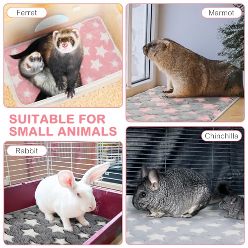 4 Pack Self Heating Cat Bed Cat Self Warming Pad with Removable Cover Extra Warm Thermal Pet Pad Washable Pet Crate Mat Anti Slip Kennel for Indoor Outdoor Pets (24 x 35 Inches)