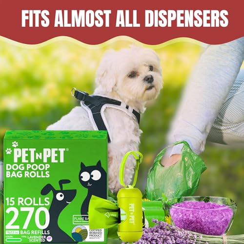 Dog Poop Bags Rolls (1 Count (Pack of 270))