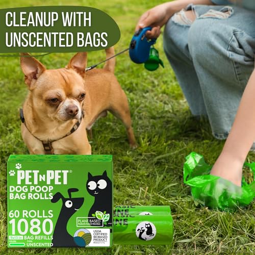 Poop Bags for Dogs (Pea Green - Unscented)