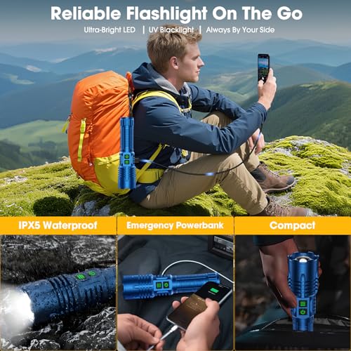 UV Flashlight (2PCS Blue)