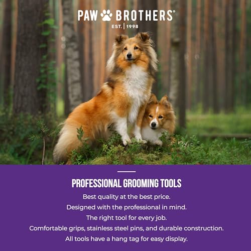 Paw Brothers Double Sided Extra Firm Flex Slicker Brush