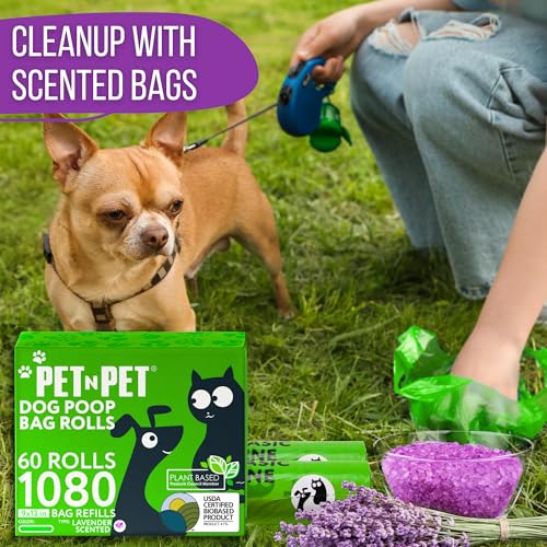 Doggie Poop Bags (Green - Scented)