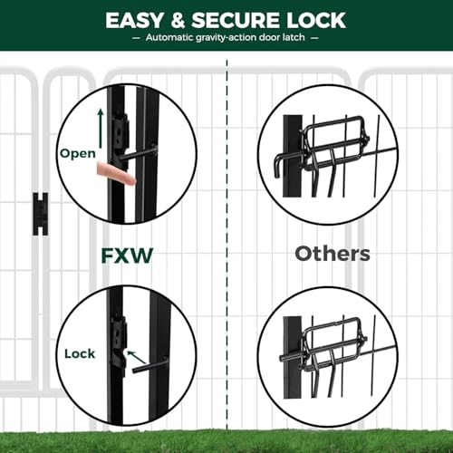 Rollick Dog Playpen with Fence (Black / 24"H)