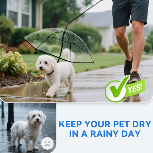 Dog Umbrella for Small Breed (C Handle (Rope))