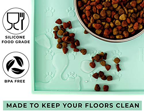 Food Mat Feeding Tray (Cool Mint)