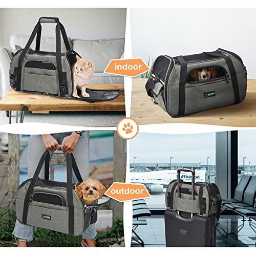 Soft Sided Airline (19.0"L x 10.0"W x 13.0"H / Grey)