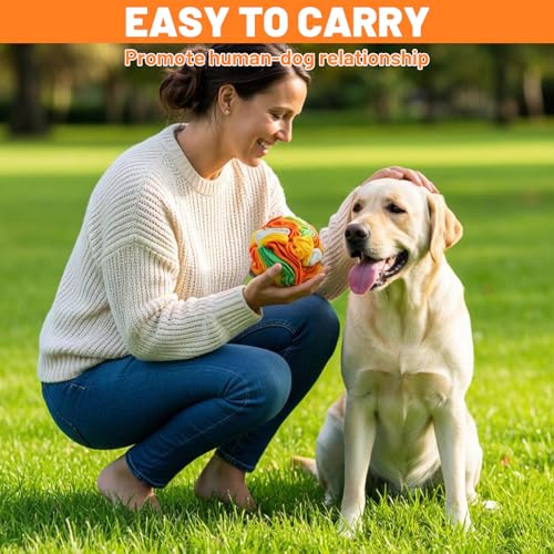 3 Packs Snuffle Ball for Dogs (5.9 inches)