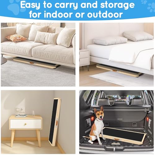 Dog Ramp for Couch with Non (39.37"L x 15.75"W x 1.97"H)