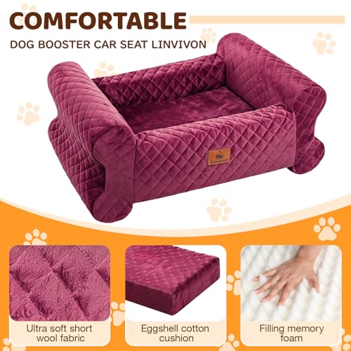 Dog Car Seat for Medium (Red)