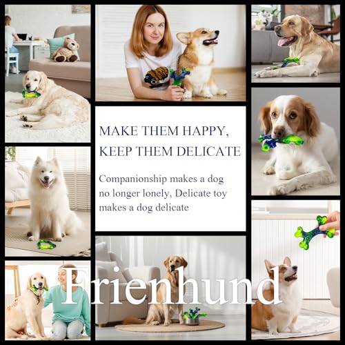6 Pack Indestructible Dog Toys for Large Breed (Green-6-Pack)