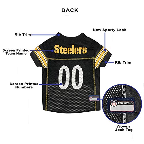 NFL Pittsburgh Steelers Dog Jersey (Pittsburgh Steelers / X-Large)