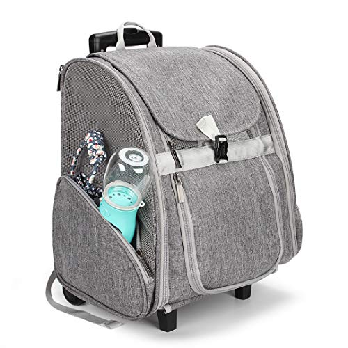 Pet Rolling Carrier (Grey)