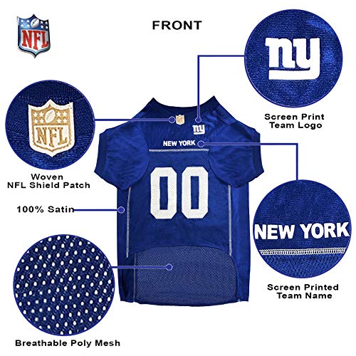 NFL NYG-4006-XXL NEW YORK GIANTS DOG Jersey, XX-Large (XX-Large / New York Giants)