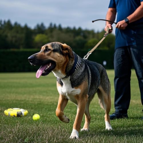 Dog Training Leash with Sturdy Metal Buckle (Size 1 - Length 14" / Khaki)